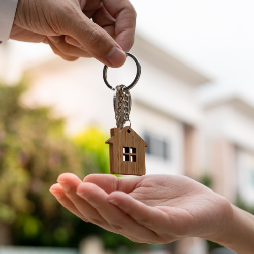 Handing over keys