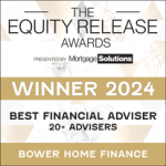 Winner of Best Financial Adviser 20+ advisers at the Equity Release Awards 2024