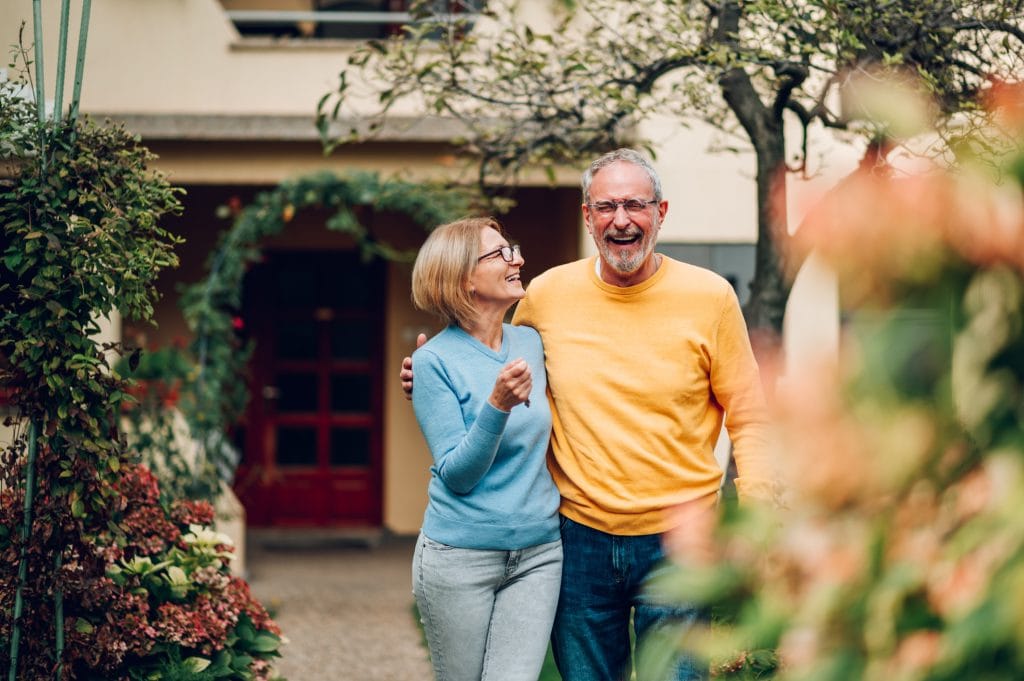 couple using their property wealth to fund retirement