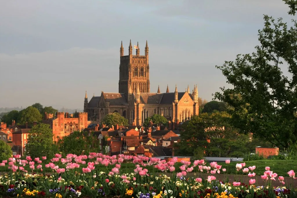View of Worcester Cathedral 