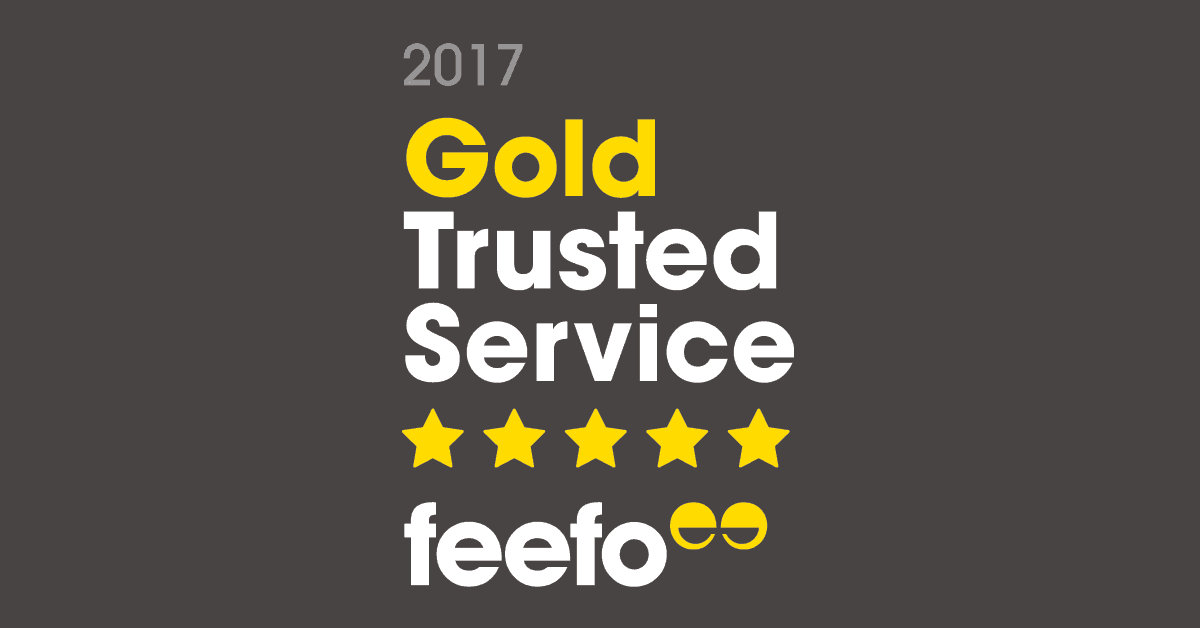 Bower Wins Feefo Gold Service Award 2017